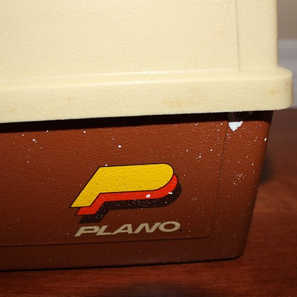 3/$55❤️vintage Plano 6303 Sturdy Three-Tiered Tackle Box Lockable Fishing USA - Picture 6 of 13